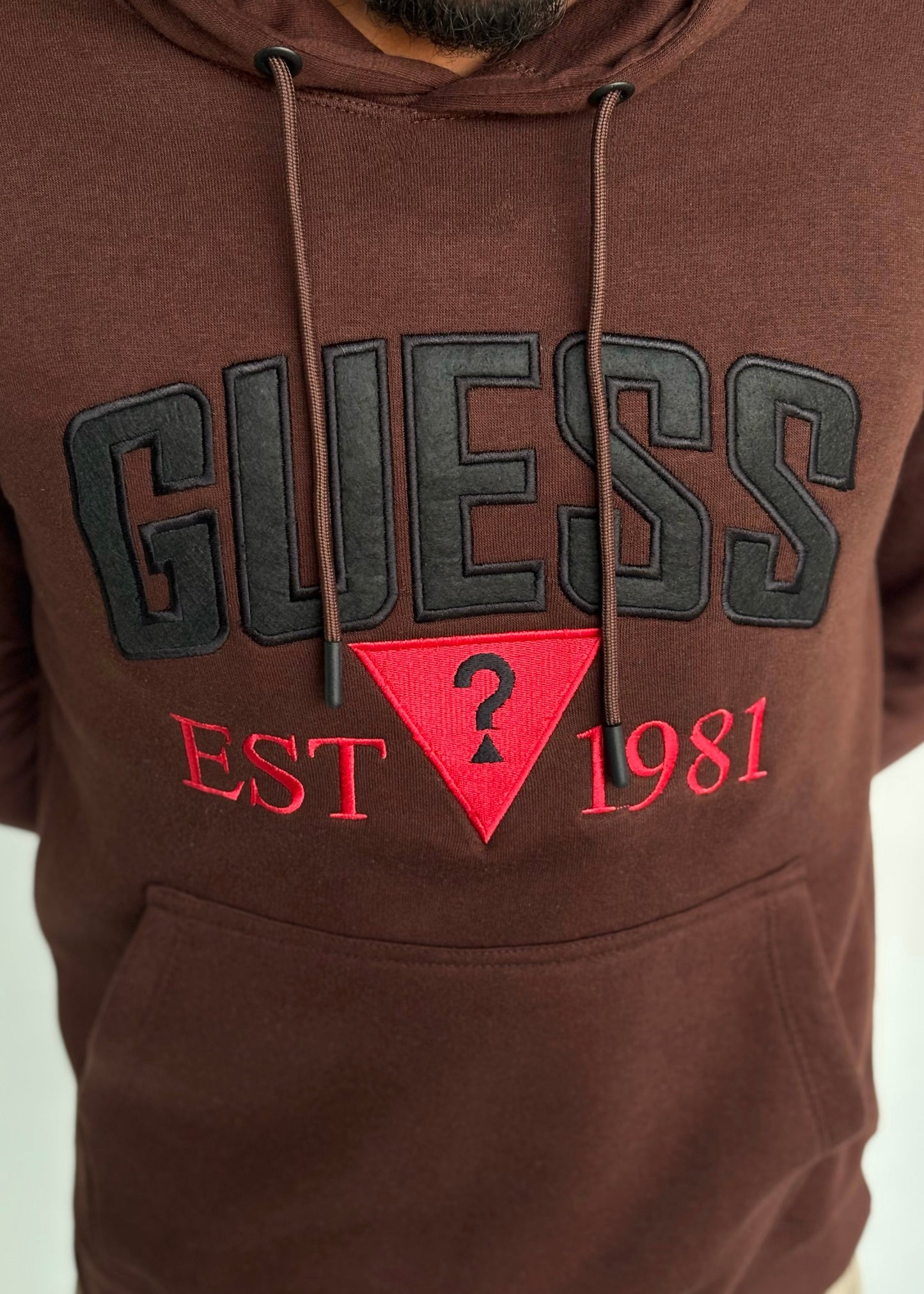 0.03 COMFORTABLE HOODIE WITH UNIQUE STYLE-BROWN