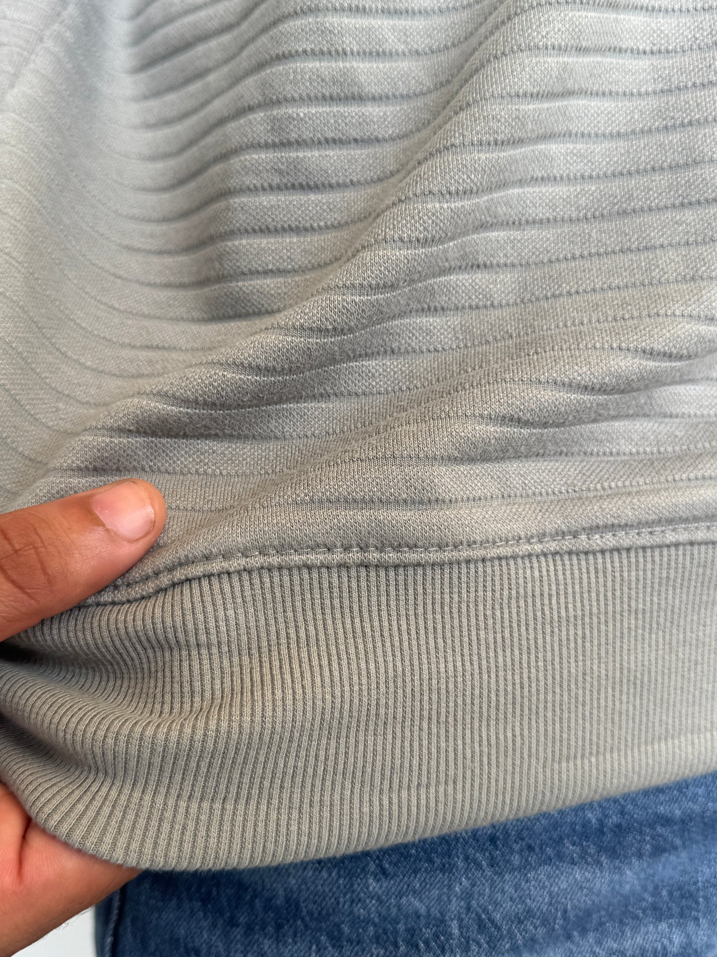 HERITAGE WAVE TEXTURED SHIRT-GRAY