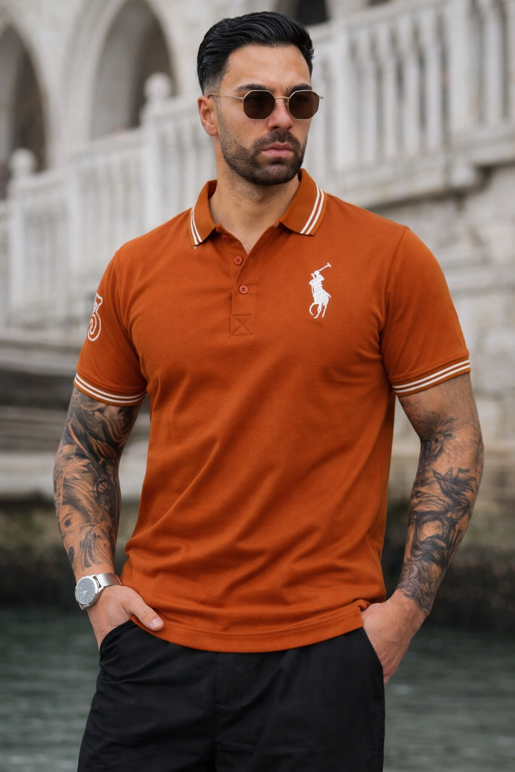 APEX-WEAR POLO-ORANGE