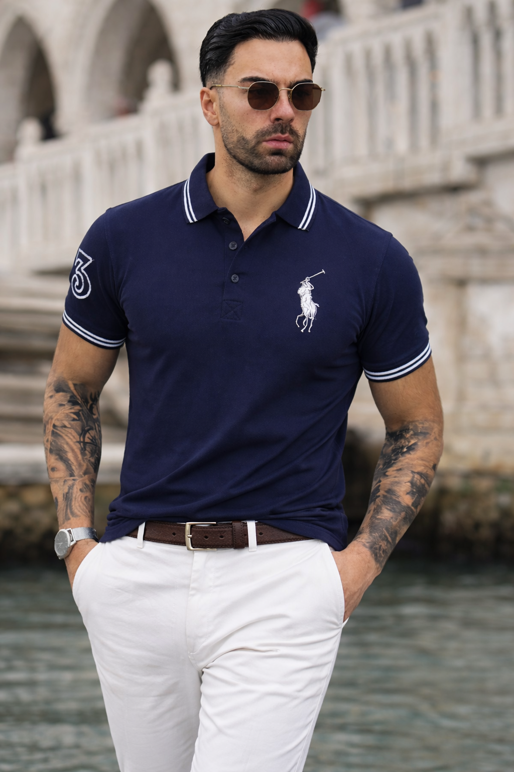 APEX-WEAR POLO-NAVY