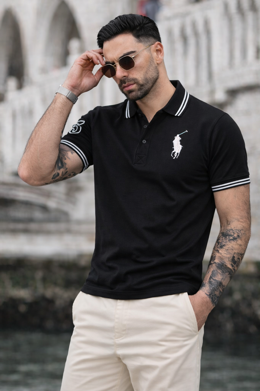 APEX-WEAR POLO-BLACK