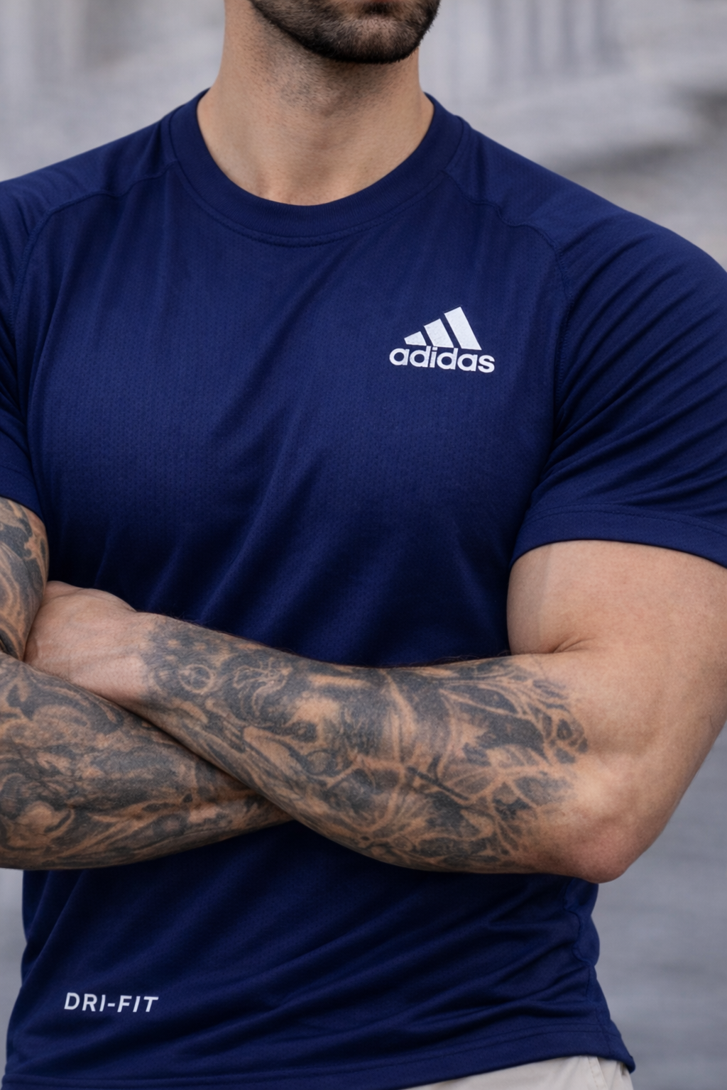 THE ALPHA TEE-NAVY