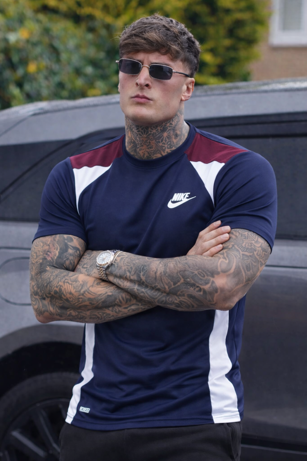 DYNA FLEX LYCRA T-SHIRT WITH COMFORTABLE AND QUICK DRYING FABRIC - BLUE