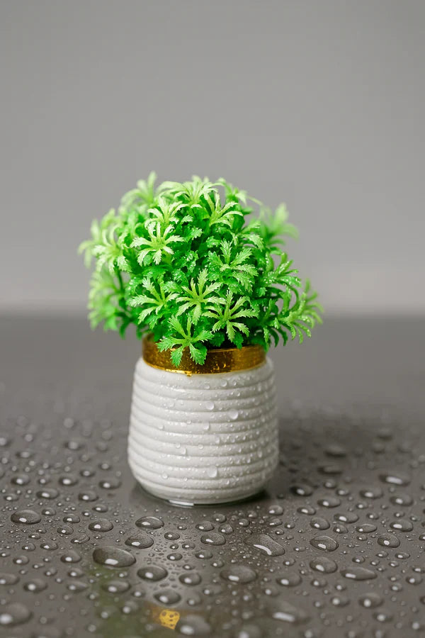 Sea-Green Indoor Artificial Plastic Wild Plant for Home Decorate (1 pcs)