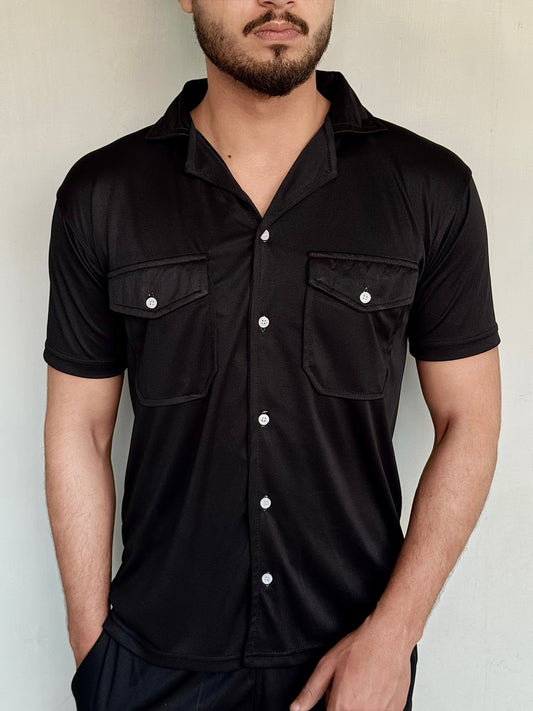 QUICK-TRACK STYLISH SAFARI-SUIT-BLACK