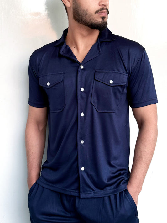 QUICK-TRACK STYLISH SAFARI-SUIT-BLUE