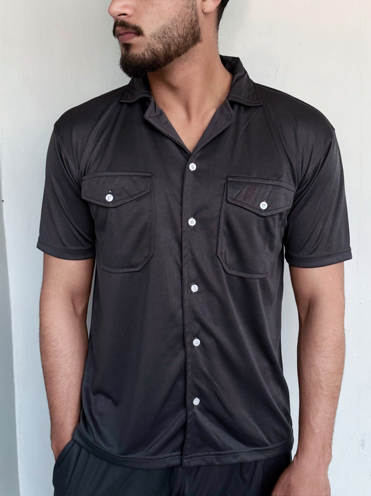 QUICK-TRACK STYLISH SAFARI-SUIT-GRAY