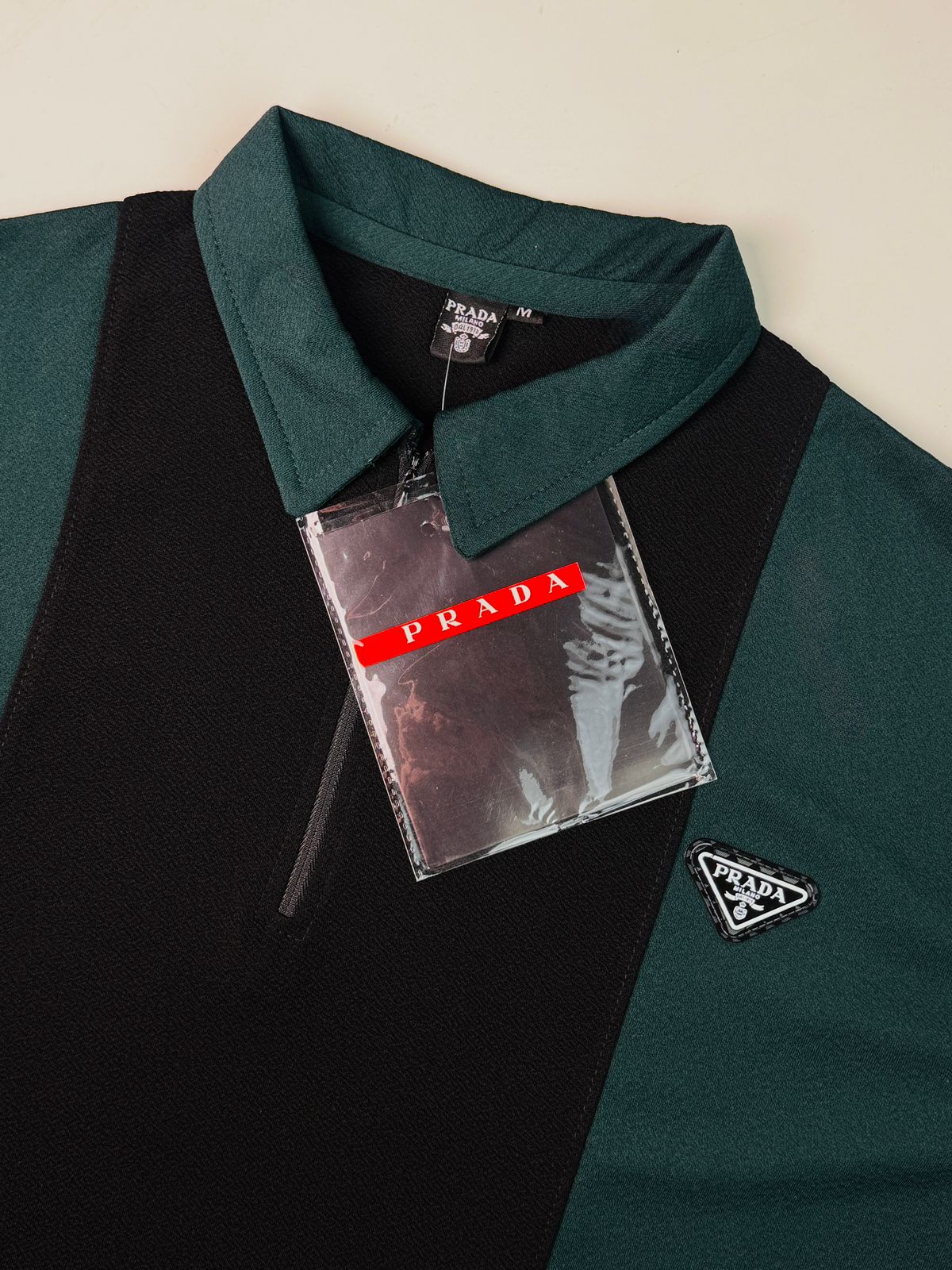 GREEN STRIDE CONTRAST POLO-LF