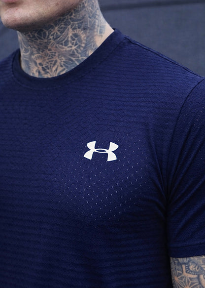 LYCRA STRETCHABLE STYLISH SHIRT-NAVY BLUE