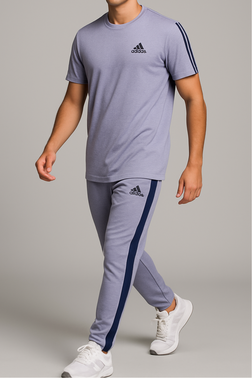Modern, edgy, tracksuit for a casual, athletic wear-gray