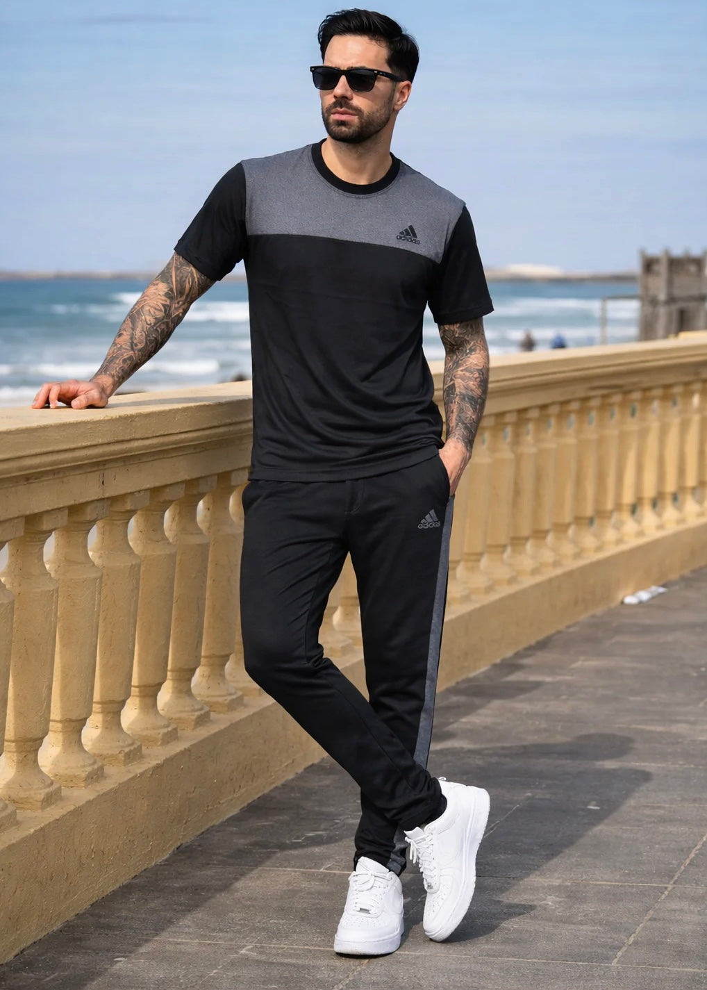 0022 THE SKYEDGE TRACKSUIT-LF BLACK