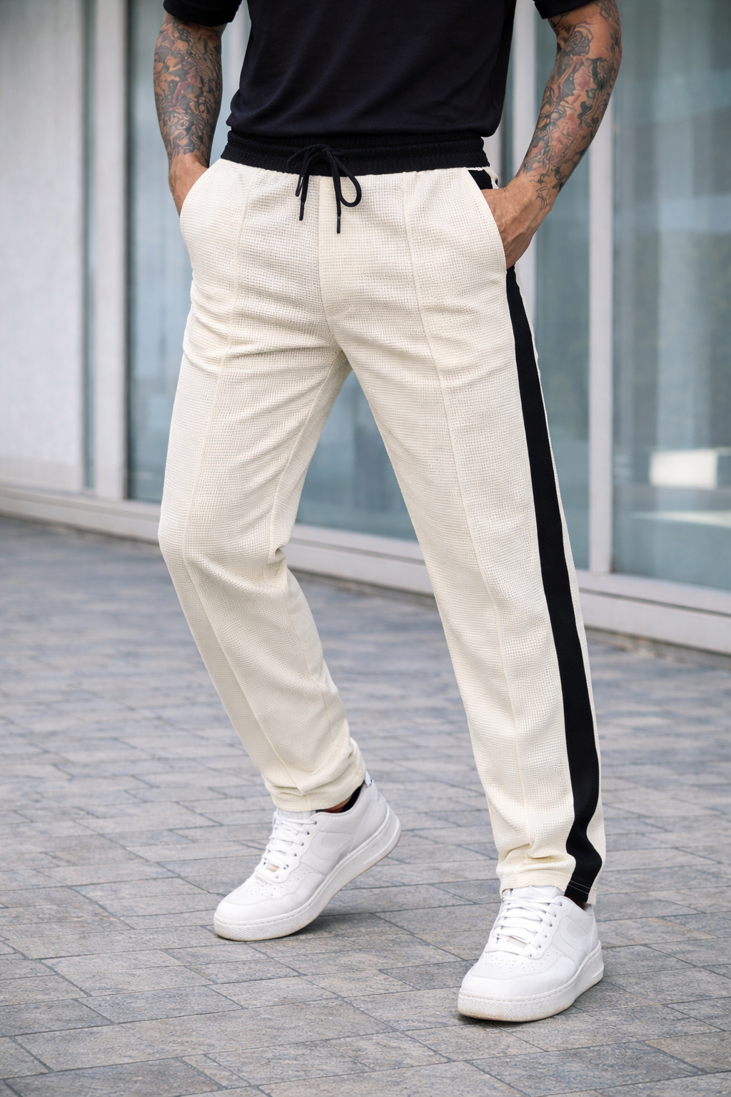THE BRONZE FIT TROUSER-WHITE