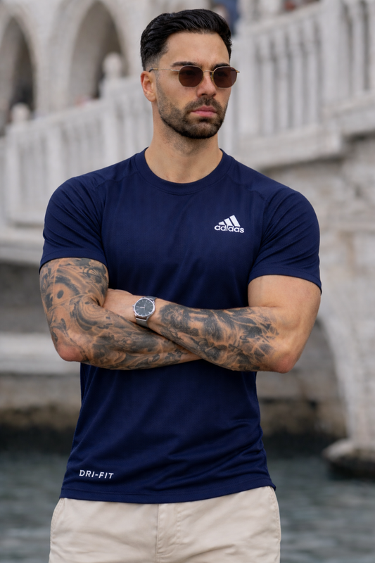 THE ALPHA TEE-NAVY