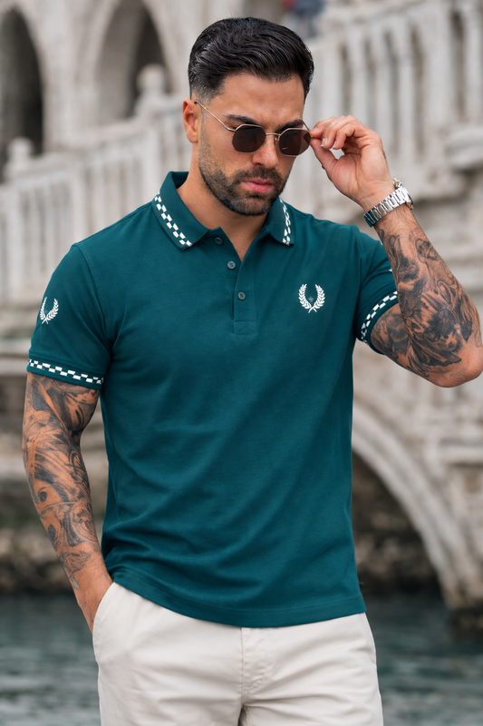 PREMIER COTTON POLO'S SHIRT WITH QUICK DRYING-ZINK