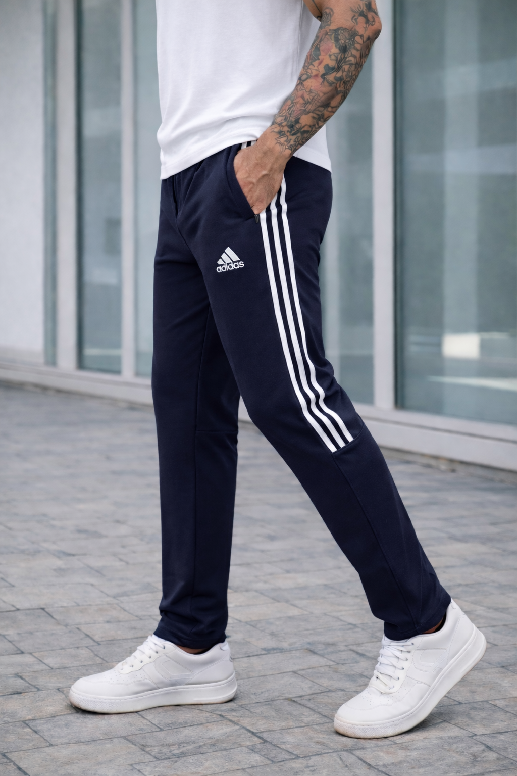 THE SHADOW LINE TROUSER -NAVY