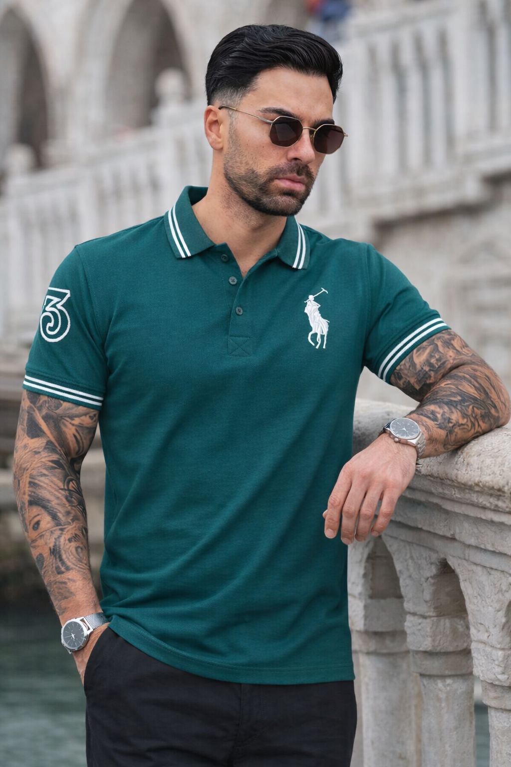 APEX-WEAR  POLO-GREEN