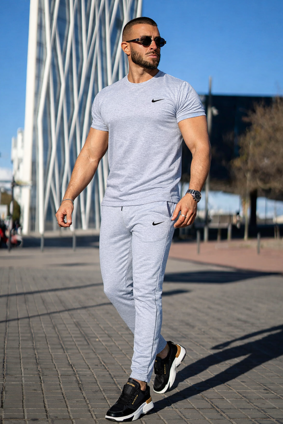 0013 Ultra Move Tracksuit Cotton Quick-dry Un-leash tracksuit - GREY