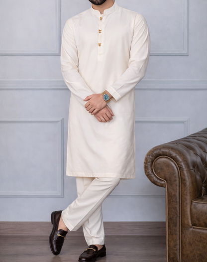 SIGNATURE LOYAL FOXI STITCHED SUIT-WHITE