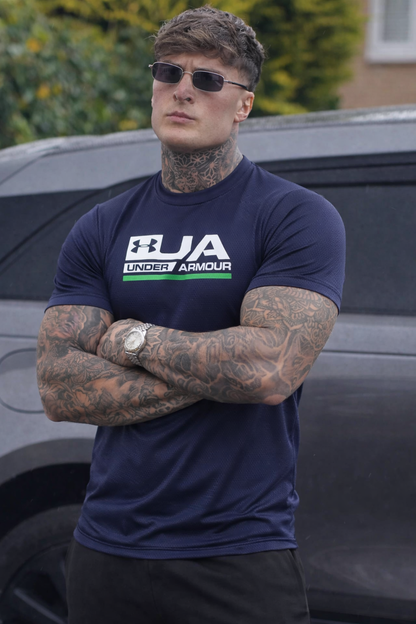 MOVE FLOW DRY-FIT T-SHIRT STRETCHINESS AND LIGHTWEIGHT - BLUE