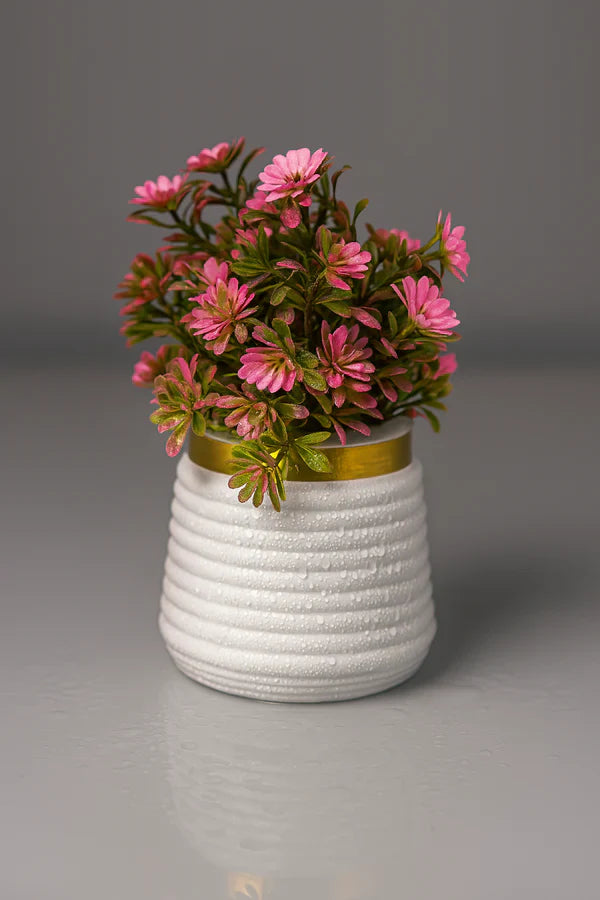 Light Rose Indoor Artificial Plastic Wild Plant for Home Decorate (1 pcs)