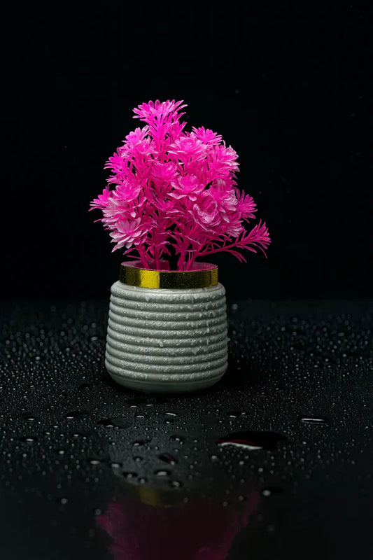 Pink Indoor Artificial Plastic Wild Plant for Home Decorate (1 pcs)