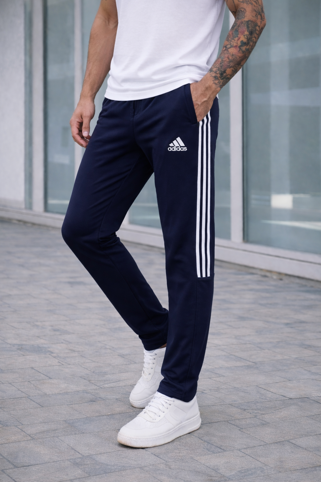 THE SHADOW LINE TROUSER -NAVY
