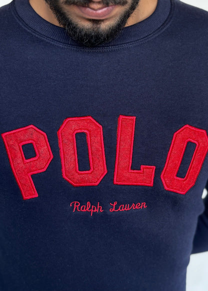 COMFORT COTTON FLEECE SWEATSHIRT'S-BLUE