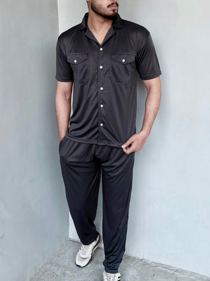 QUICK-TRACK STYLISH SAFARI-SUIT-GRAY