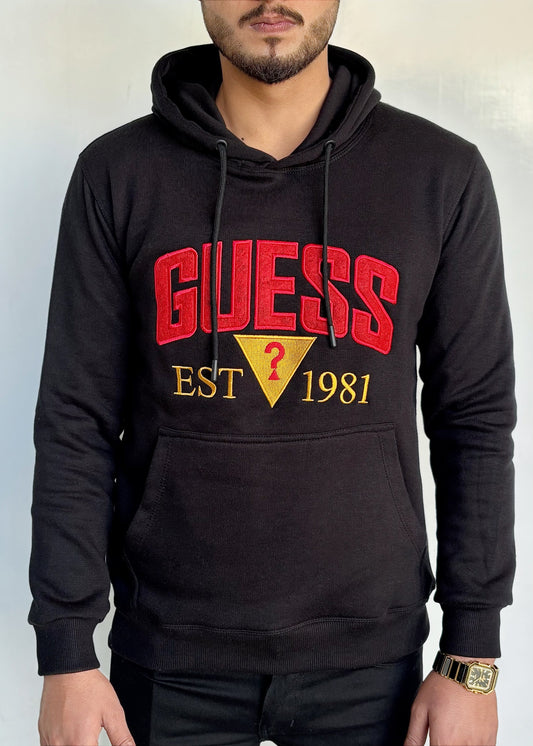 0.03 COMFORTABLE HOODIE WITH UNIQUE STYLE-BLACK